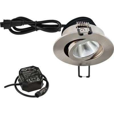 EVN PC650N91340 LED-es beépíthető lámpa LED Fixen beépített LED-es 8.4 W Nemesacél (PC650N91340)