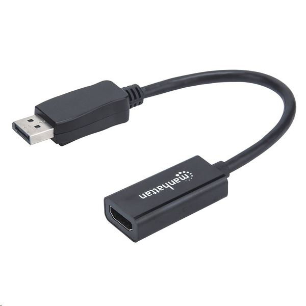 Manhattan 151634 videokabel adapter 0,15 m HDMI Type A (Standard) DisplayPort Sort