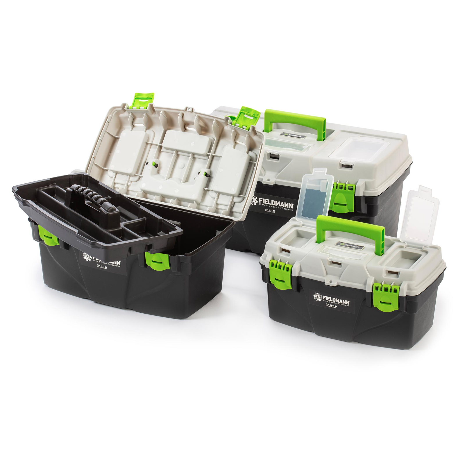 Fieldmann FDN 4121-3R 3in1 Szerszámos láda készlet (FDN 4121-3R)