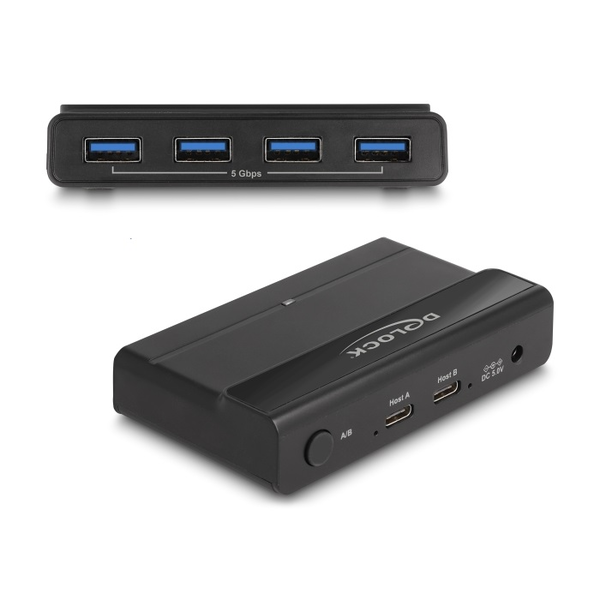 Delock 88066 USB 4-port Switch
