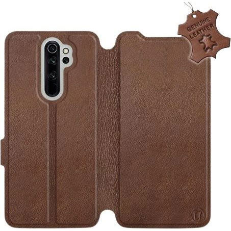 Flip case for Xiaomi Redmi Note 8 Pro - Brown - Brown Leather (5903226984985)
