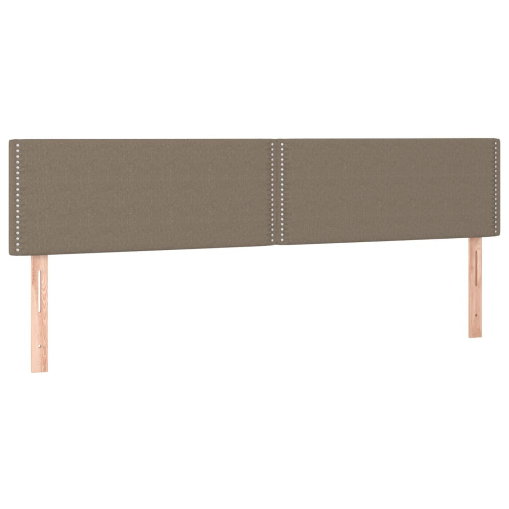 2 db tópszínű szövet fejtámla 80x5x78/88 cm (345948)