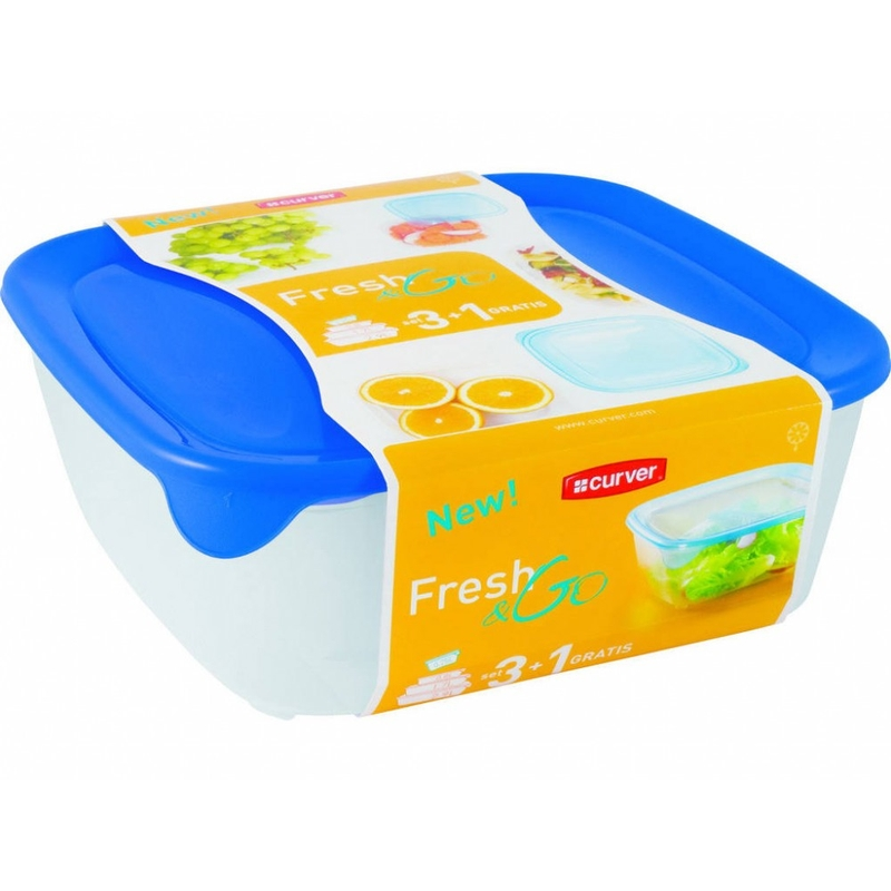 Curver Fresh & Go Ételtartó szett (3 db / csomag) (182596)