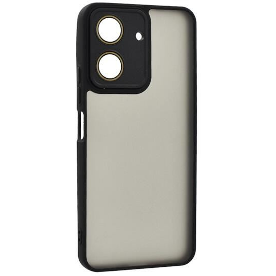 Gigapack Xiaomi Poco C65 akril hátlapos tok fekete kerettel (GP-153335) (GP-153335)