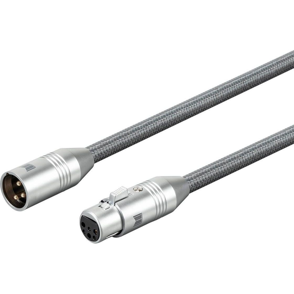 Kabel Monoprice XLR - XLR 2m szary