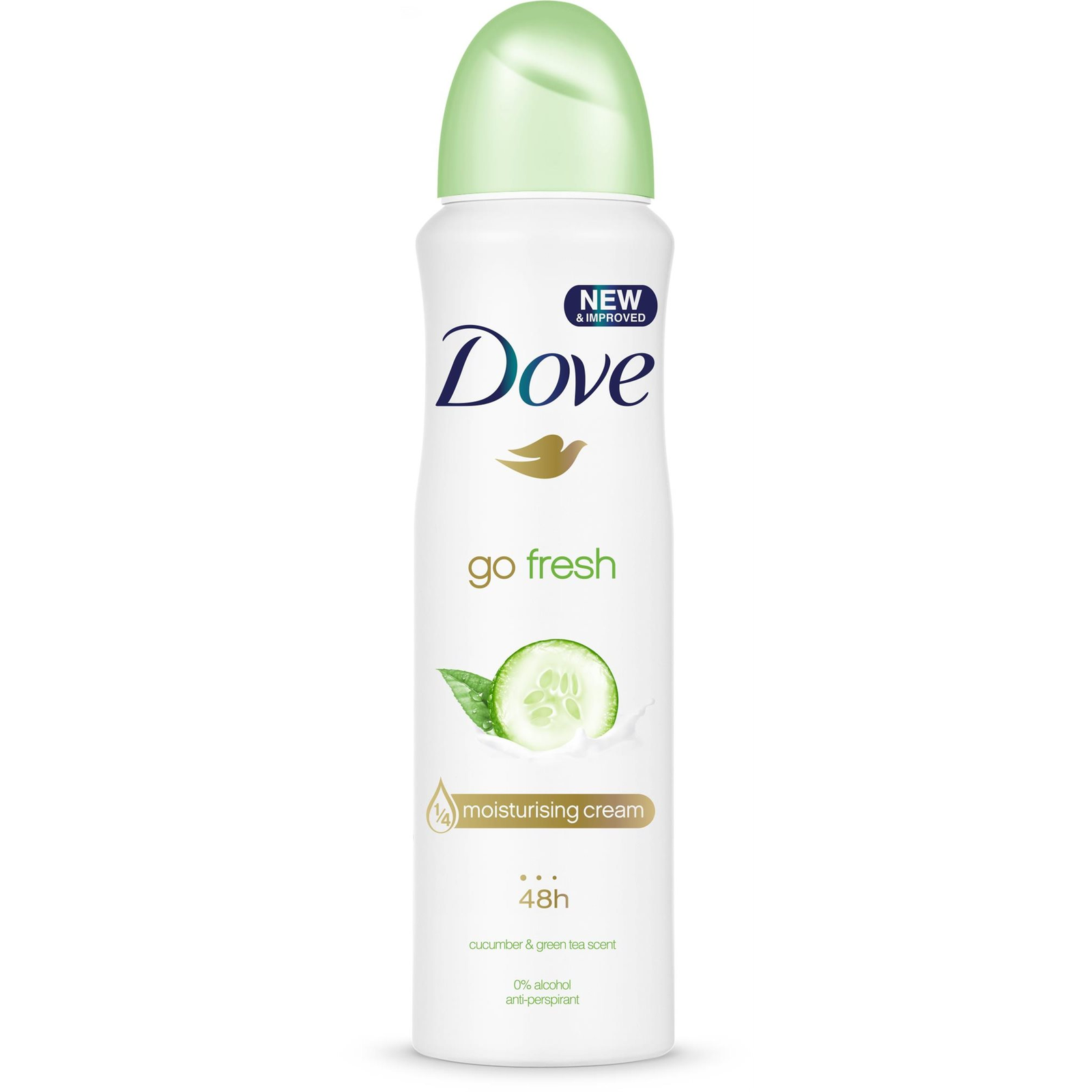 DOVE Go Fresh Cucumber & Green Tea Izzadásgátló spray 150 ml (5000228023411)