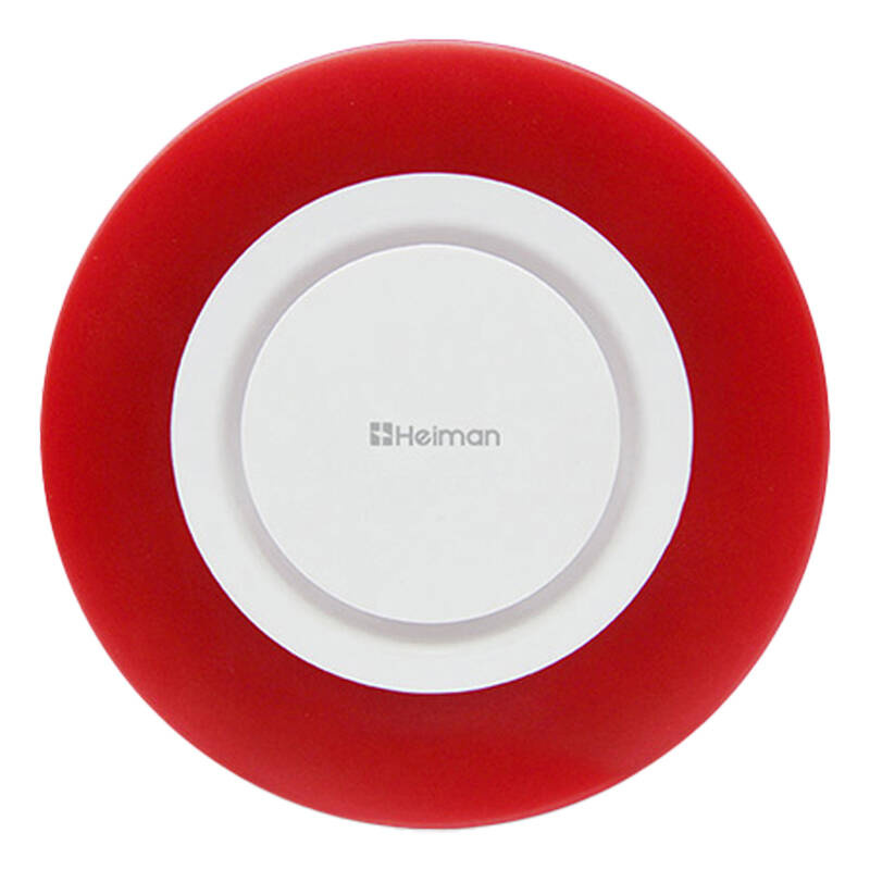 Heiman HS2WD ZigBee Intelligens Riasztó sziréna - Fehér / Piros (HS2WD-E)