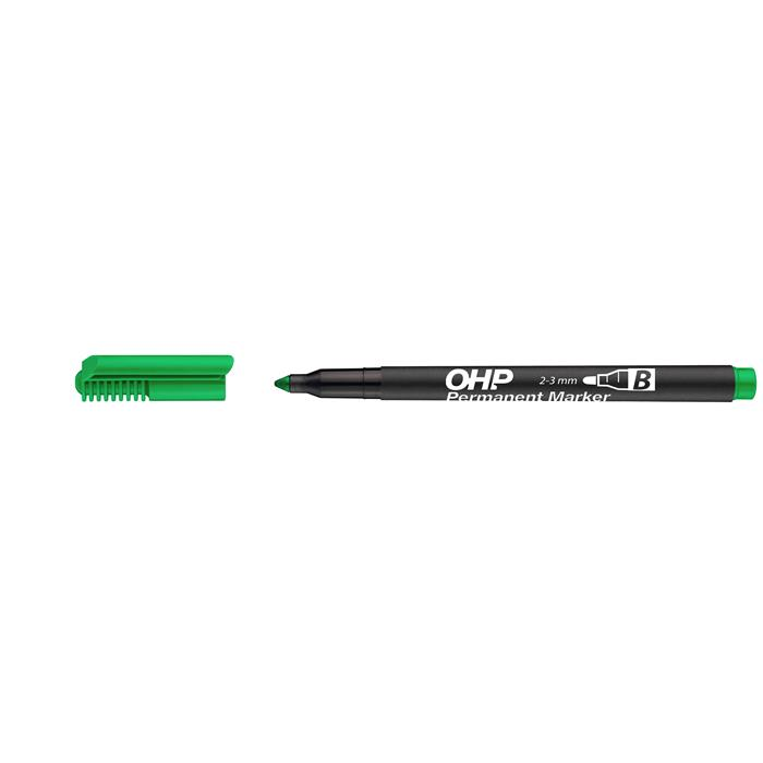 ICO OHB B 2-3mm Alkoholos marker - Zöld (9580041002)