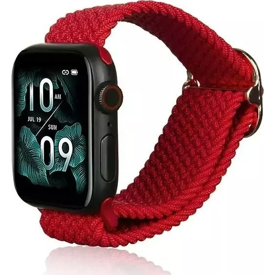 Beline Textil Óraszíj Apple Watch 42/44/45/49mm Piros