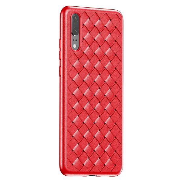 Baseus BV Weaving Huawei P20 Védőtok - Piros (WIHWP20-BV09)
