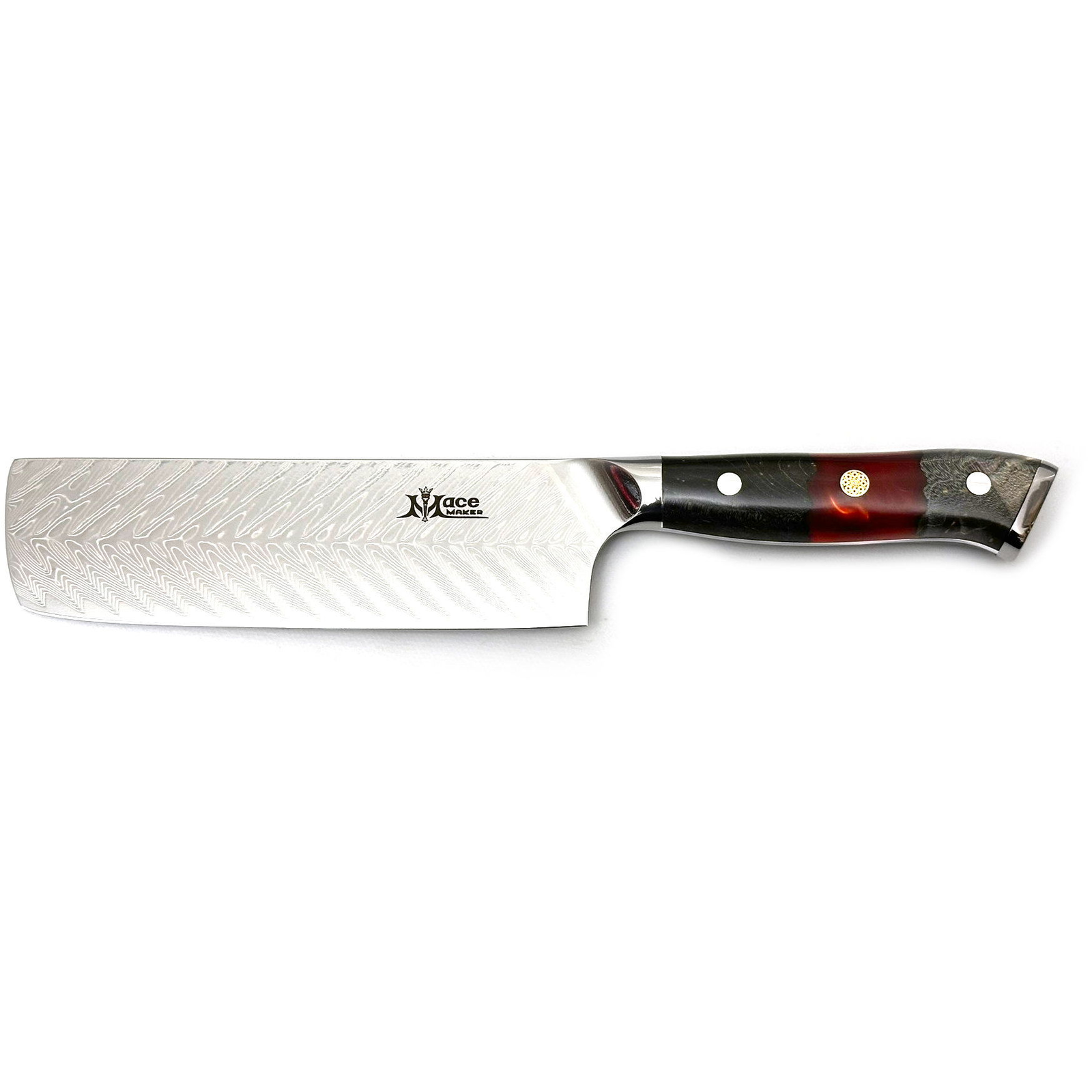 MaceMaker RED SNAPPER NAKIRI SanMai damaszkuszi konyhakés (8594176645926)