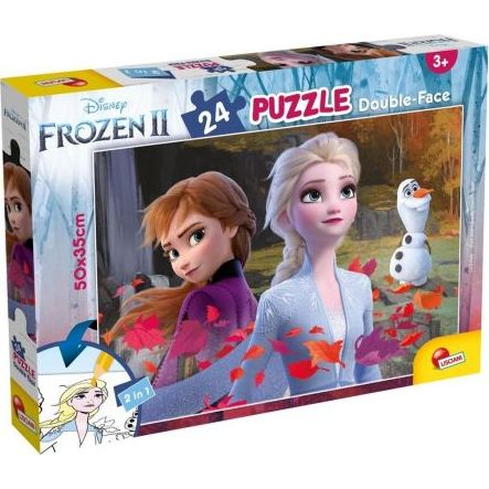 Jégvarázs 2 2 az 1-ben 24db-os puzzle és színező 50x35cm - Lisciani (383772)
