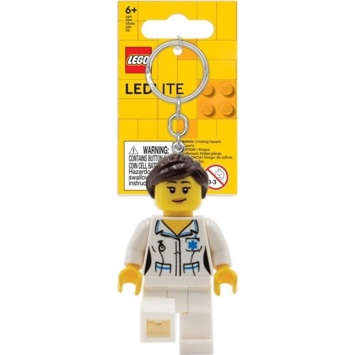 LEGO® LGL-KE186H EUROMIC - Nővér Világítós Kulcstartó (LGL-KE186)