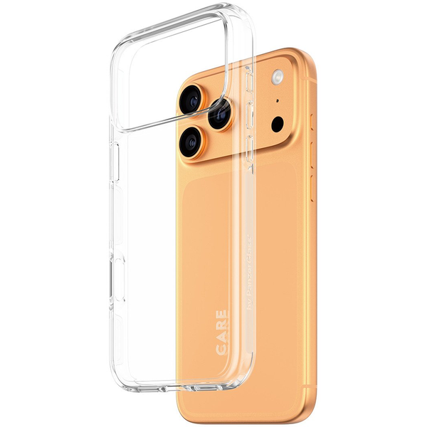 PanzerGlass CARE by ® Flagship Case Transparent Urban Explorer w. Clear Frame iPhone 17 Pro Max mobiltelefon etui Cover