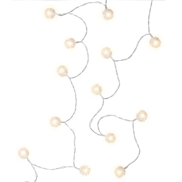 Goobay Snowball Beltéri LED fényfüzér 3,15m - Meleg fehér