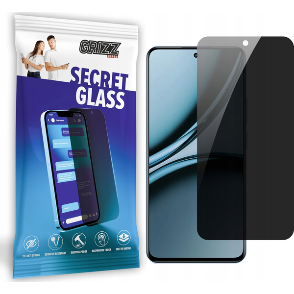  GrizzGlass Szkło prywatyzujące GrizzGlass SecretGlass do Realme Narzo 70