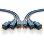Clicktronic kábel 70427 3x RCA (cinch) - 3x RCA (cinch) 10 m