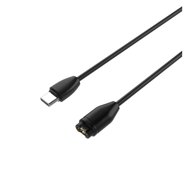 Fixed Garmin DC 5V to USB-C töltőkábel 1m - Fekete