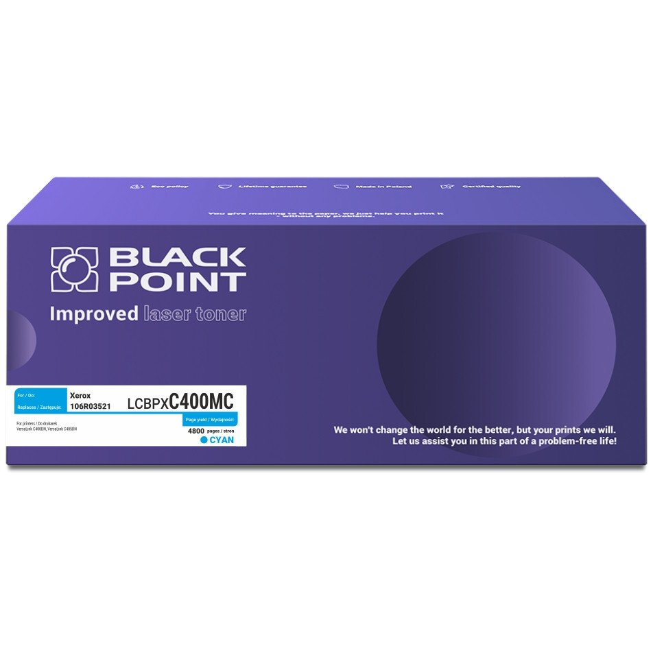 Съвместима тонер касета Black Point BLXC400MCBW за Xerox 106R03521