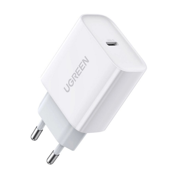 Síťová nabíječka univerzální UGREEN CD137 20W PD 3.0 USB-C bílá