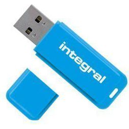 Integral 32GB USB2.0 DRIVE NEON BLUE USB flash meghajtó USB A típus 2.0 Kék