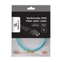 Gembird OM4 Fiber Optic Patch Cable 1m Blue, 251844, Мрежови кабели