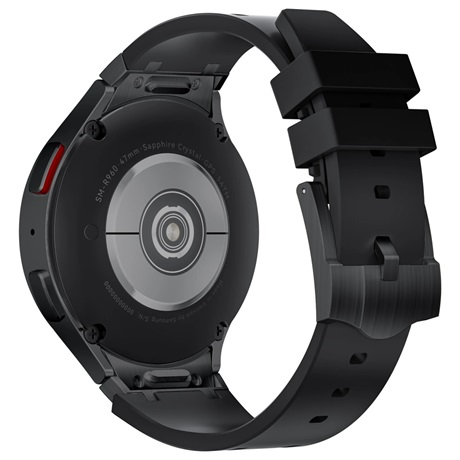 Mybandz ELEMENT SZILIKON ÓRASZÍJ-SAMSUNG GALAXY WATCH 5-6-7/FEKETE-FEKETE/20MM (53275)
