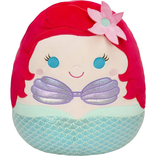 Squishmallows DISNEY PRINCEZNA Plyšák MALÁ MOŘSKÁ VÍLA ARIEL 20 cm