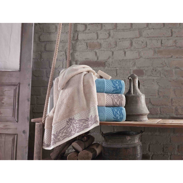 TOWEL 30X50 NATALIE CREAM