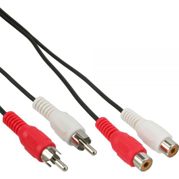 InLine 89935 cavo audio 2 x RCA Nero