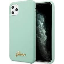 Guess iPhone 11 Pro Vintage Gold Szilikon Tok - Zöld (GSM099771)