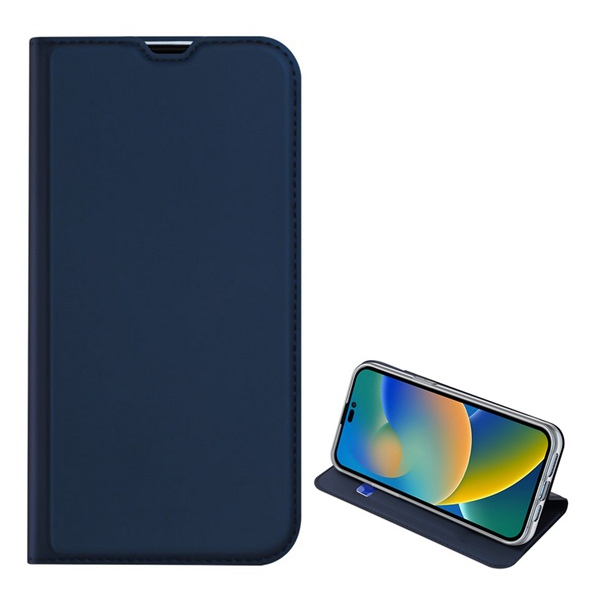 Dux Ducis Skin Pro Apple iPhone 14 Pro Flip Tok - Sötétkék (GP-128153)