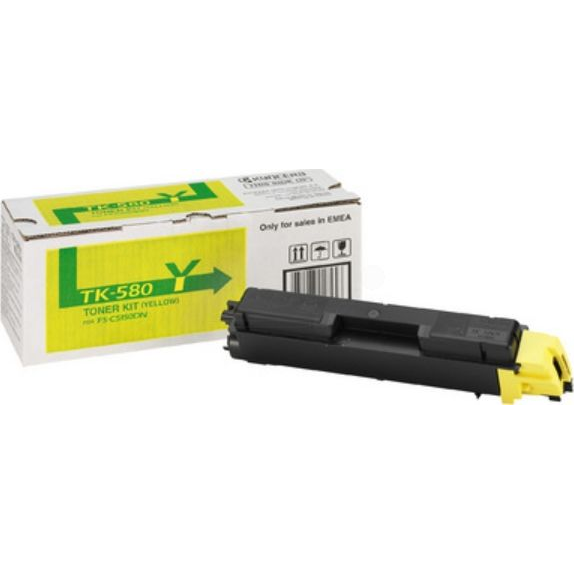 KYOCERA TK-580Y tonercartridge 1 stuk(s) Origineel Geel