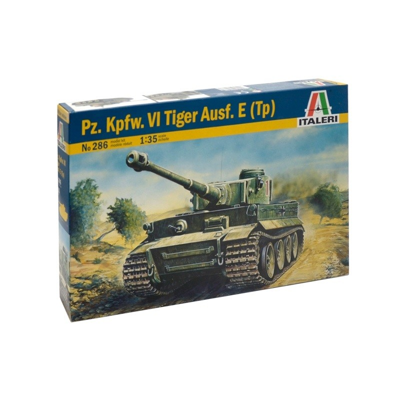 Italeri Tiger I Ausf. E/ H1 hackocsi műanyag modell (1:35) (MI-286)