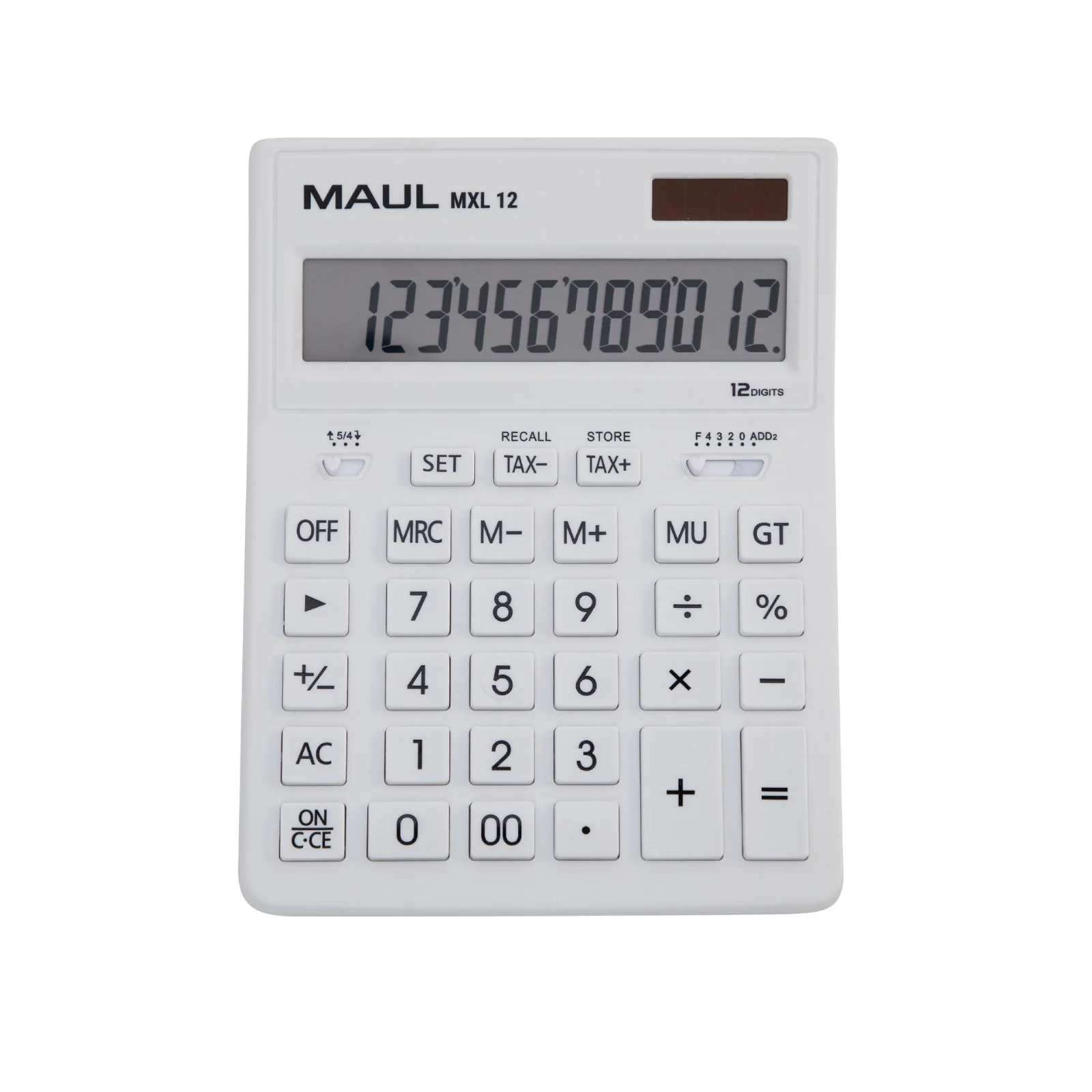 MAUL MXL 12 Asztali Számológép - Fehér (7267002)