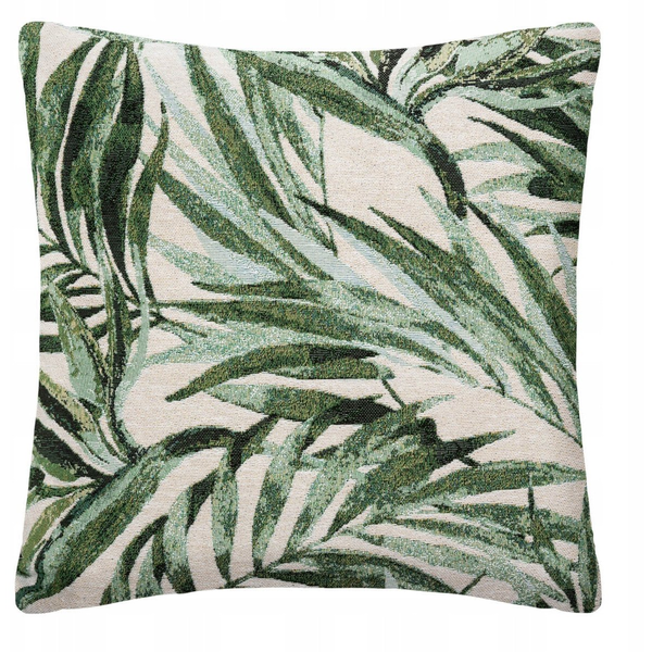 Atmosphera Jacquard, trópusi motívummal, 40 × 40 cm