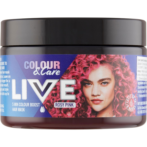 SCHWARZKOPF LIVE színező hajmaszk Rosy Pink 150 ml