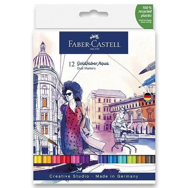FABER-CASTELL Goldfaber Aqua, 12 színű (4005401646129)