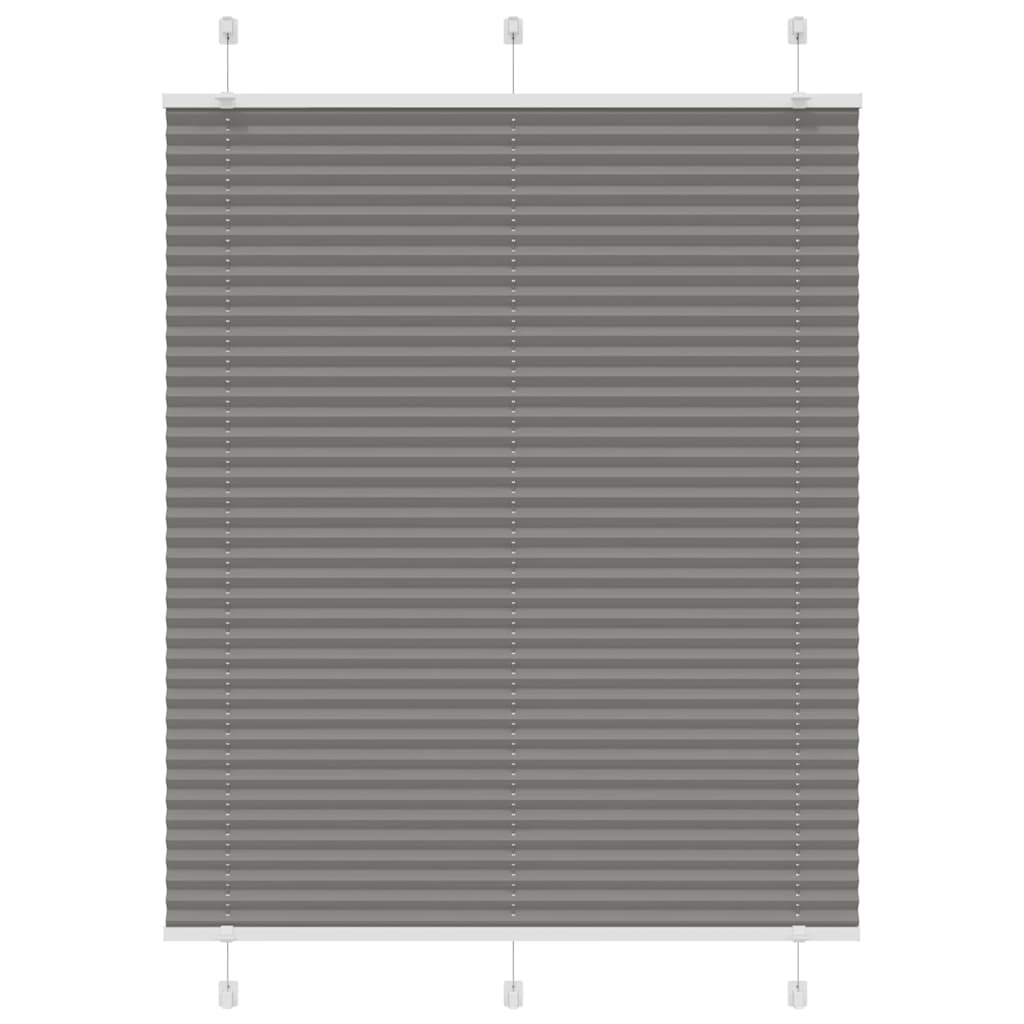 pliszírozott redőny antracit 110x100 cm szövetszélesség 109,4cm (4015077)