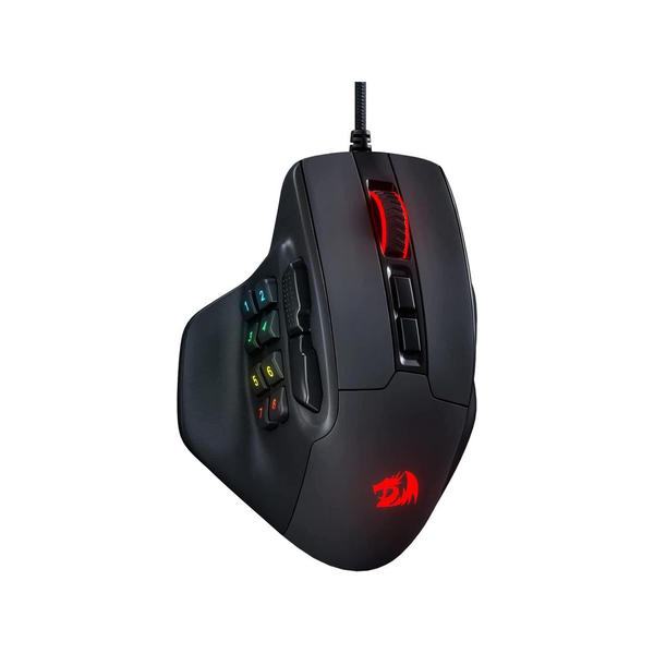 Redragon M811 Aatrox MMO RGB Vezetékes Gaming Egér - Fekete