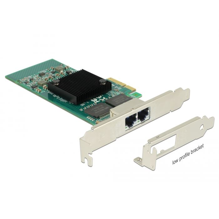 Delock PCI Express kártya > 2 x Gigabit LAN (89945) (del89945)
