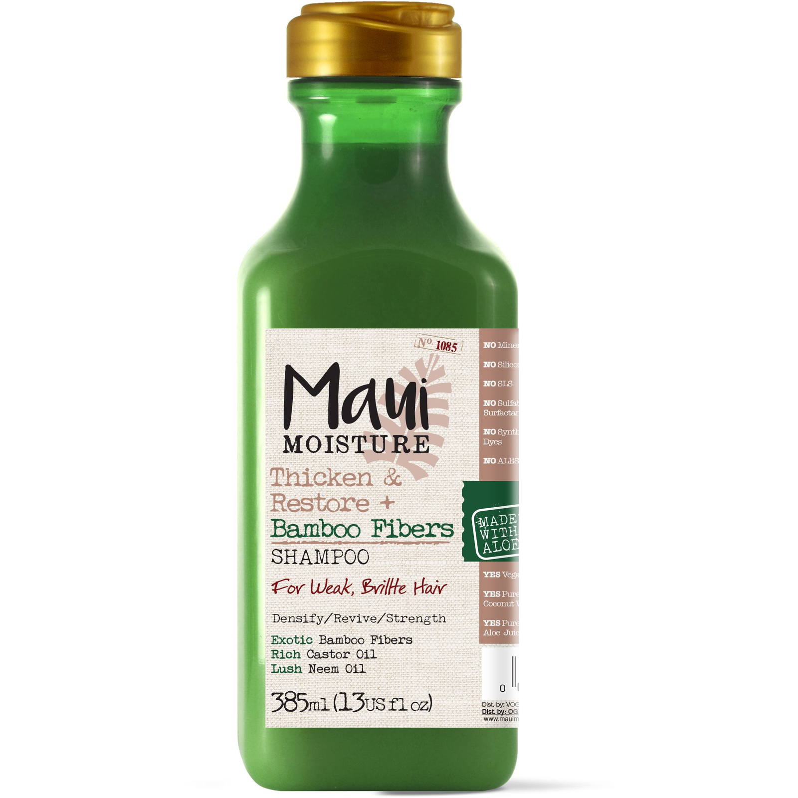 MAUI MOISTURE Bamboo Fibers Weak Hair Shampoo 385 ml (022796170613)
