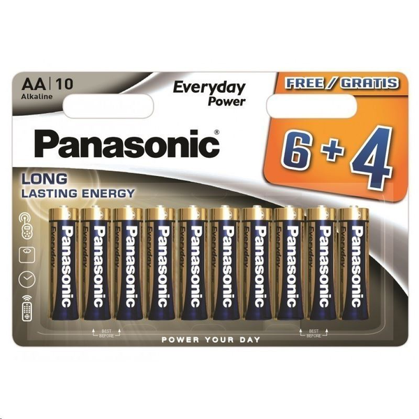 Батерии Panasonic Everyday Power AA, 10 броя