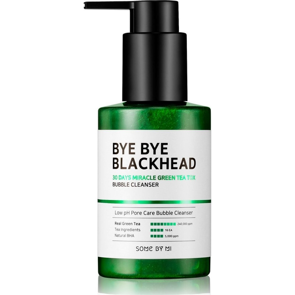 SOME BY MI Bye Bye Blackhead 30 Days Miracle Green Tea Tox Bubble Cleanser 120 ml