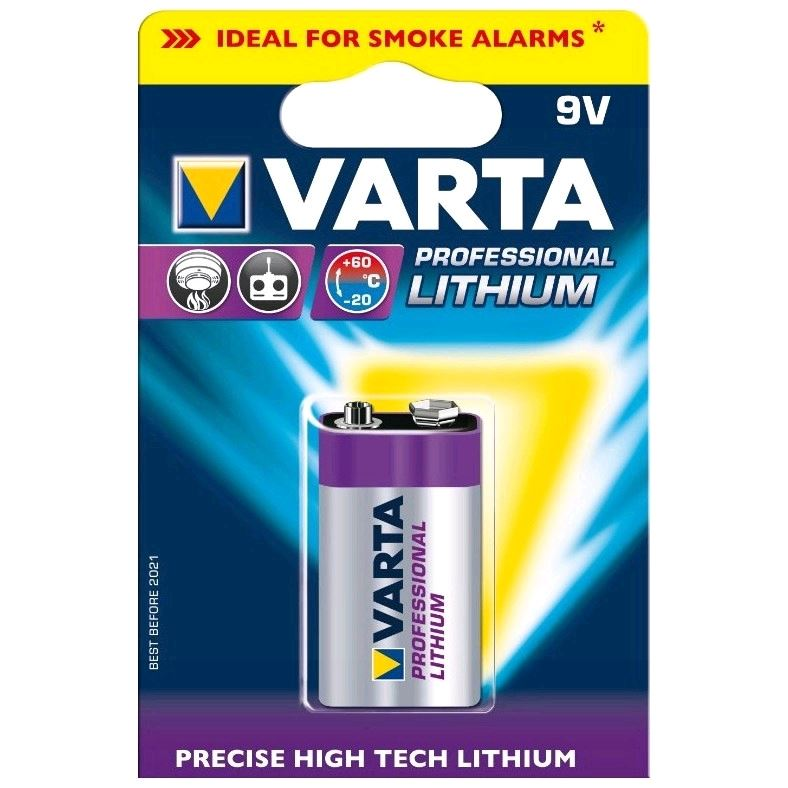 Varta Professional Lithium 9V Egyszer használatos elem Lítium (4008496675265)