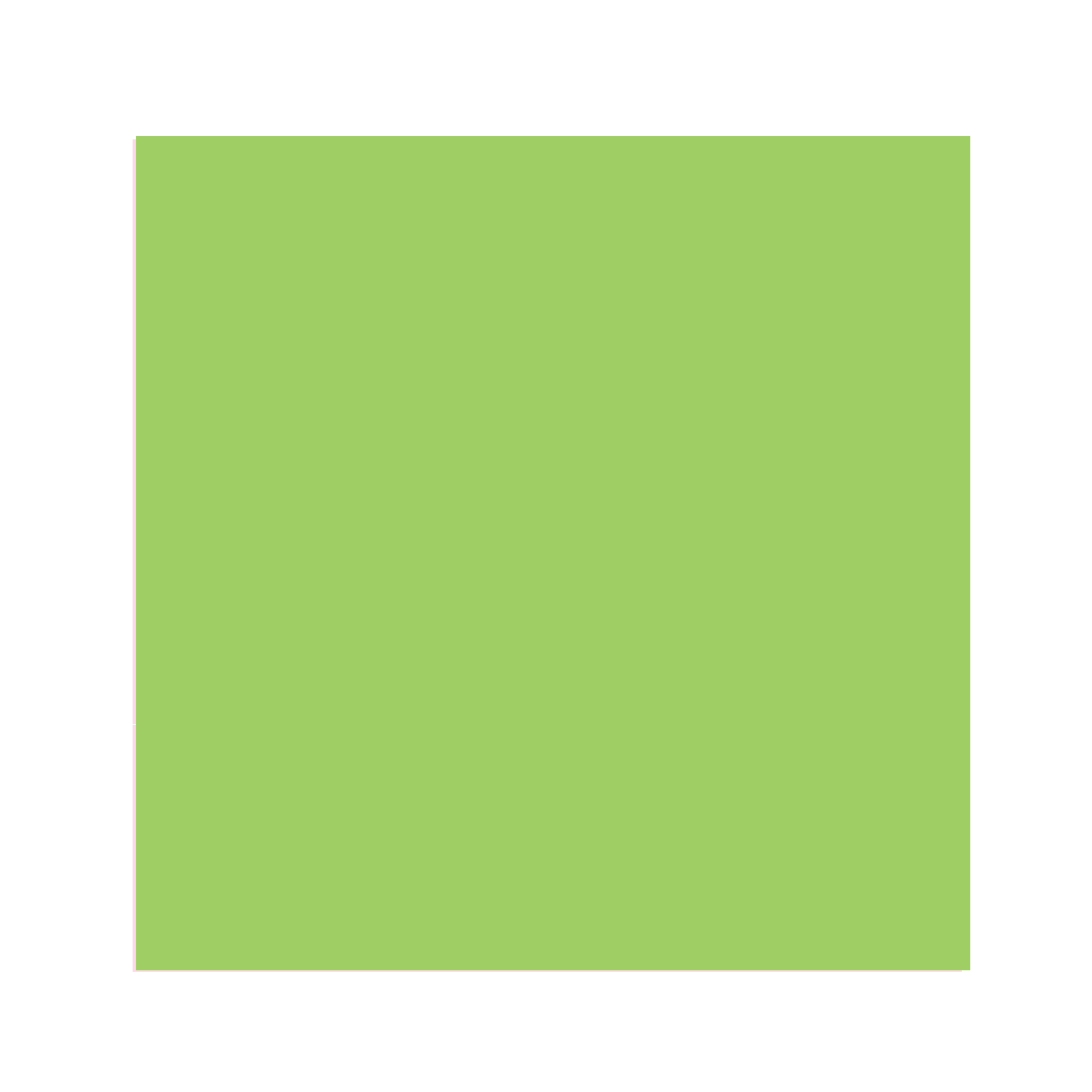 Pentart 3162 A4 1mm Dekorációs textil filclap - Zöld (3162)