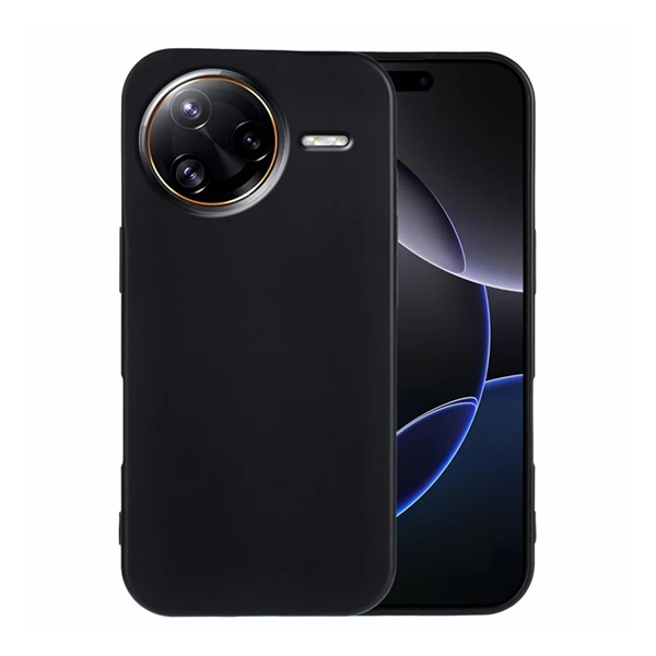 Szilikon telefonvédő (matt) FEKETE Xiaomi Poco F7 Ultra "Gigapack csomagolás" (GP-172365)