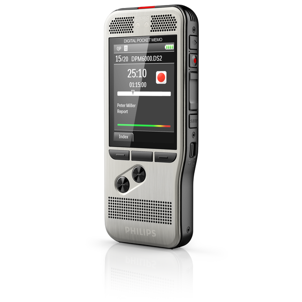 Philips DPM6000 Flashkaart Zwart, Zilver
