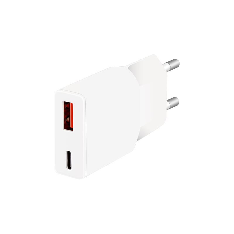 Logilink Dual-USB-C GaN töltő, 1x USB-C (PD), 1x USB-A (QC), 30 W, fehér (PA0348) (PA0348)