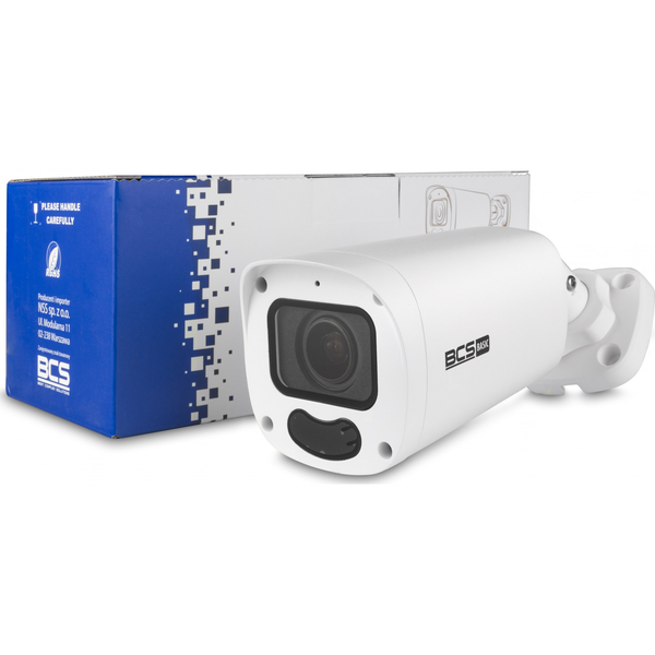 BCS BCS-B-TIP45VSR5(2.0) 5MP-os IP csőkamera microfonnal és IP67-es házzal
